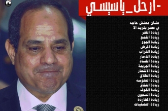 ارحل يا سيسي