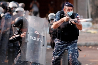 مواجهات بين المتظاهرين وقوات الأمن في بيروت